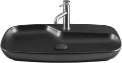 Allen Brau Раковина накладная 70x43 Liberty, черный матовый - 4.32011.31