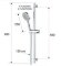 Remer Душевая гарнитура 315R318MP, цвет: хром