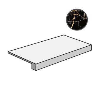 Italon Ступень угловая Laurent Nat Ang. Dx Правая 60x33, под мрамор Charme extra - 620070000985