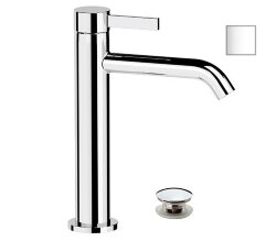 Remer Смеситель для раковины Metrica MC10ACCBO однорычажный с автоматическим донным клапаном "click-clack", белый матовый Remer Смеситель для раковины Metrica MC10ACCBO однорычажный с автоматическим донным клапаном "click-clack", белый матовый