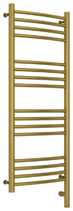 Электрический полотенцесушитель Богема 3.0 выгнутая 1000х400 МЭМ правый (состаренная латунь) Сунержа арт. 051-5803-1040