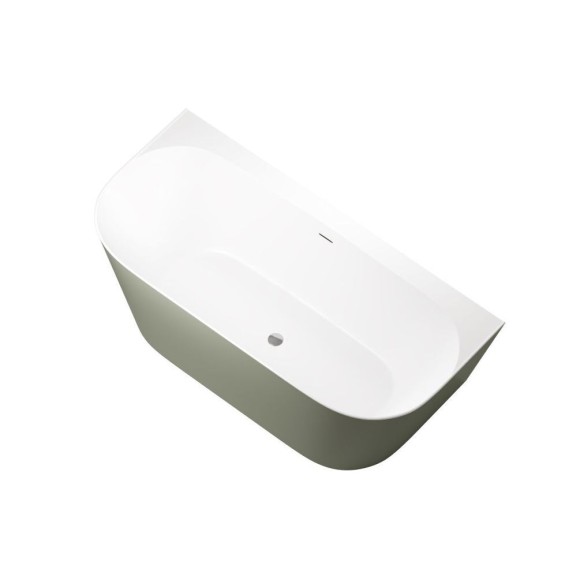 Allen Brau Акриловая ванна 170x78, овальная, Priority, 2.31003.21/CGM цвет: белый матовый/олива