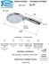 Remer Душевая лейка d120 мм 318F5X, цвет: хром
