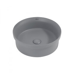 Abber Раковина накладная 400x400мм Bequem, серый арт. AC2103MG
