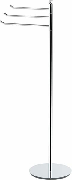 STIL HAUS стойка h85,5 см: 3 полотенцедержателя чёрный матовый Hashi, арт. 1123/3(23) STIL HAUS стойка h85,5 см: 3 полотенцедержателя чёрный матовый Hashi, арт. 1123/3(23)