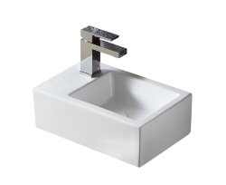 Azario Раковина 37х23,5х12,5 левая, белая арт. AZ4331A