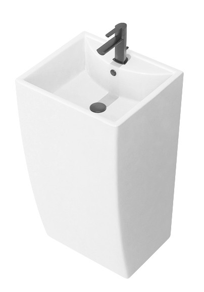 Azario Раковина напольная COMELLA 480х420х830 отдельностоящая прямоугольная, белая COMELLA арт. AZ-314 Azario Раковина напольная COMELLA 480х420х830 отдельностоящая прямоугольная, белая COMELLA арт. AZ-314