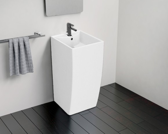 Azario Раковина напольная COMELLA 480х420х830 отдельностоящая прямоугольная, белая COMELLA арт. AZ-314 Azario Раковина напольная COMELLA 480х420х830 отдельностоящая прямоугольная, белая COMELLA арт. AZ-314