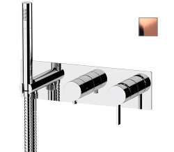 Remer Встроенный смеситель для душа Metrica MC97D3RP ручной душ и гибкий шланг длиной 150 см, медь матовый Remer Встроенный смеситель для душа Metrica MC97D3RP ручной душ и гибкий шланг длиной 150 см, медь матовый