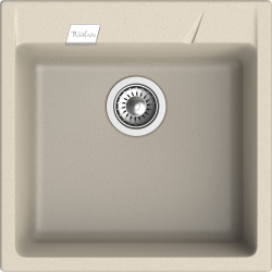 Мойка для кухни 510x510 Raum Rivelato, бежевая арт. RM-50 beige scuro Мойка для кухни 510x510 Raum Rivelato, бежевая арт. RM-50 beige scuro