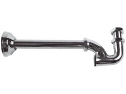 Remer Сифон с заглушкой сзади 97210, цвет: хром