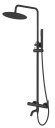 Душевая система со смесителем Esko Bangkok Black, арт. ST250BGB