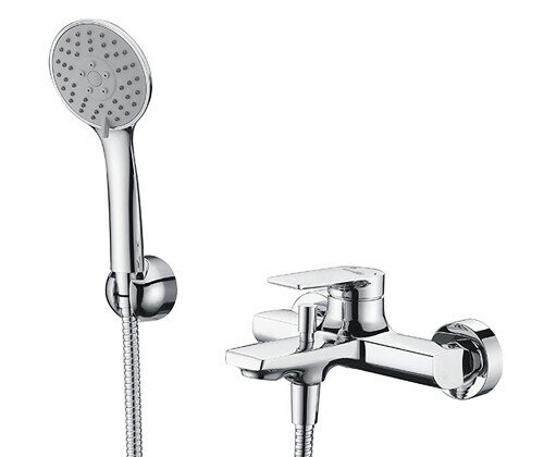 WasserKRAFT Смеситель для ванны с коротким изливом lopau 3201 цвет: хром