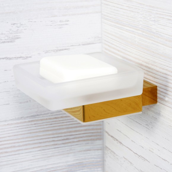 WasserKRAFT Мыльница sauer k-7929 цвет: золото