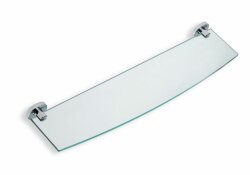 STIL HAUS стеклянная полка хром Diana, арт. DI04(08) STIL HAUS стеклянная полка хром Diana, арт. DI04(08)