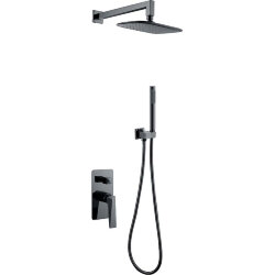 Boheme Смеситель встроенный + верхний душ + ручной душ shine gun metall Venturo арт. 374-SGM Boheme Смеситель встроенный + верхний душ + ручной душ shine gun metall Venturo арт. 374-SGM