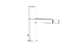 AQG Однорычажный смеситель для биде без донного клапана, Tube, белый матовый арт. 01TUB200BL AQG Однорычажный смеситель для биде без донного клапана, Tube, белый матовый арт. 01TUB200BL