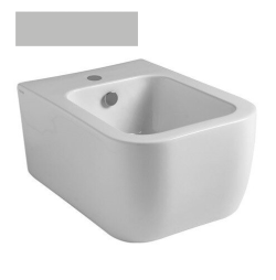 GSG Биде BRIO BRBISO019 подвесной, цвет: серый дымчатый