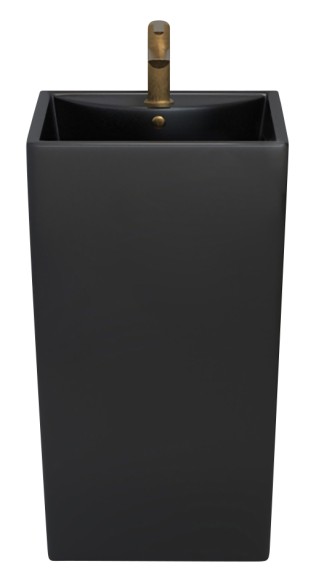 Azario Раковина напольная COMELLA 480х420х830 отдельностоящая прямоугольная, черная COMELLA арт. AZ-314MB Azario Раковина напольная COMELLA 480х420х830 отдельностоящая прямоугольная, черная COMELLA арт. AZ-314MB