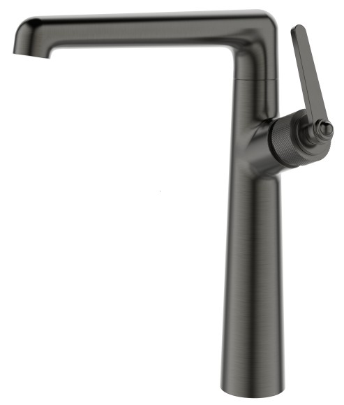 Смеситель для раковины, высокий Esko Bangkok Gun metal, оружейная сталь арт. BG25GM