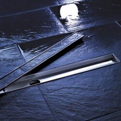 TECE Комплект для установки дренажного канала 700 мм из нержавеющей стали, с лотком под плитку drainline