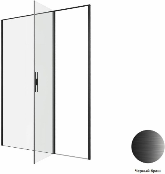Allen Brau Душевая дверь Priority, черныйбраш - 3.31039.BBA Allen Brau Душевая дверь Priority, черныйбраш - 3.31039.BBA