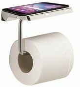 Gedy Бумагодержатель с плоской крышкой - площадкой под телефон, хром арт. 2039(13)