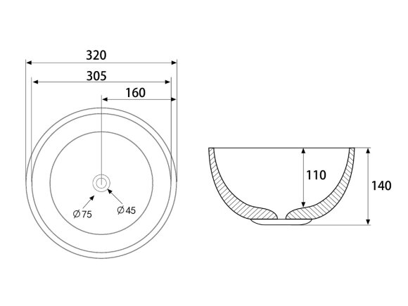 Abber Раковина накладная 320x320мм Bequem, хамелеон арт. AC2106Regen Abber Раковина накладная 320x320мм Bequem, хамелеон арт. AC2106Regen