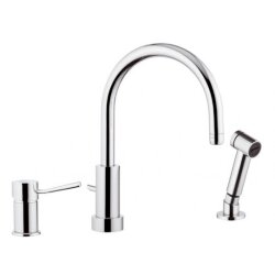Remer Высокий смеситель для кухни с вытяжной лейкой (хром) Minimal N48332EU Remer Высокий смеситель для кухни с вытяжной лейкой (хром) Minimal N48332EU