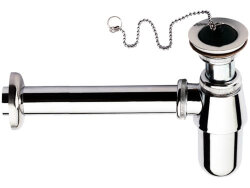 Remer Сифон бутылочный для раковины с выпуском 973Z114, цвет хром