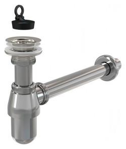 Alcaplast Сифон для раковины, хром арт. A437