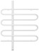 Электрический полотенцесушитель Эпатаж 3.0 800х600 МЭМ левый (белый) Сунержа арт. 12-5850-8060