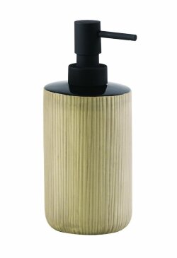 Gedy Настольный керамический дозатор с пластиковой помпой Naomi, черный арт. NO80(08)