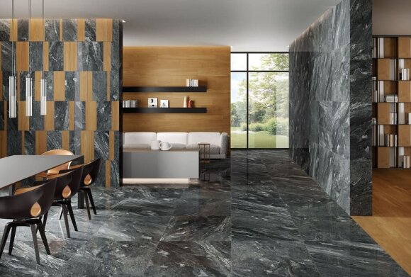 Italon Декор Nero Tatami Strip Nat 20х80, под бетон, цемент, камень Skyfall - 610110000614