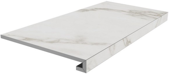 Ступень Монте Тиберио 33x80см, клееная серый светлый матовый Kerama Marazzi арт. SG850190R\GCF