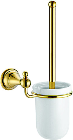 Azario Ершик подвесной с керамической колбой, золото, Elvia арт. AZ-91113G Azario Ершик подвесной с керамической колбой, золото, Elvia арт. AZ-91113G