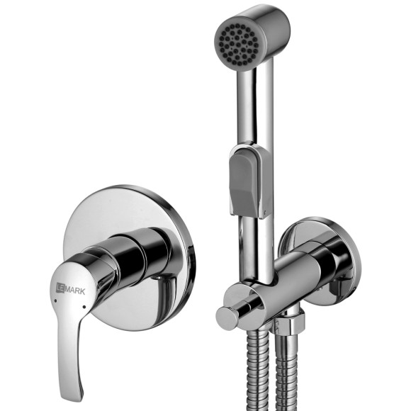 Смеситель с гигиеническим душем встраиваемый, Lemark Plus Grace, хром арт. LM1119C