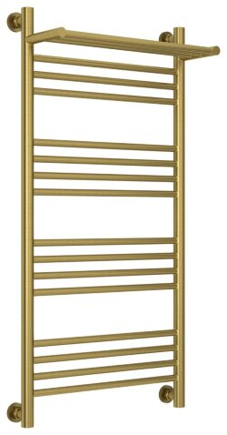 Водяной полотенцесушитель Богема с полкой+ 1000х500 (состаренная латунь) Сунержа арт. 051-0223-1050 Водяной полотенцесушитель Богема с полкой+ 1000х500 (состаренная латунь) Сунержа арт. 051-0223-1050