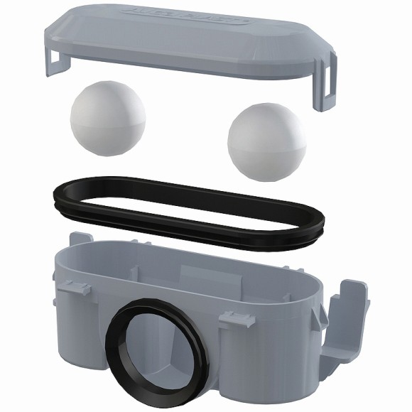 Alcaplast Гидрозатвор для душевого лотка комбинированный, серый арт. P065-ND