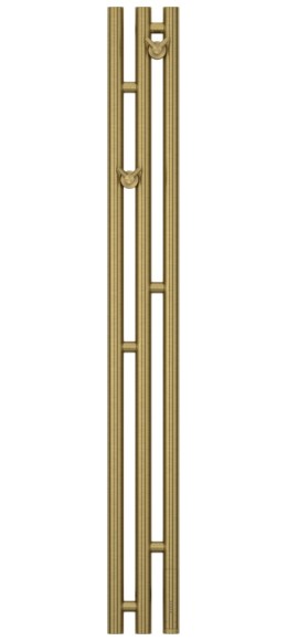 Электрический полотенцесушитель Терция 3.0 1200х106 правый (состаренная латунь) Сунержа арт. 051-5845-1211