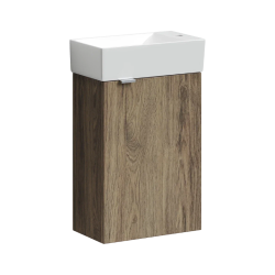 Sancos Тумба подвесная  Mini 355х205х500, с распашной дверцей, внутри 1 полка, дуб чарльстон, арт.MN35ECHR