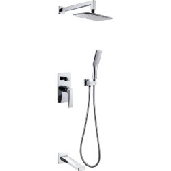 Boheme Смеситель встроенныйс изливом + верхний душ + ручной душ хром Venturo арт. 374-2 Boheme Смеситель встроенныйс изливом + верхний душ + ручной душ хром Venturo арт. 374-2