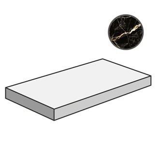 Italon Ступень угловая Laurent Nat Ang.Sx Левая 60x33, под мрамор Charme extra - 620070000991