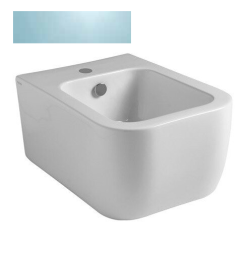 GSG Биде BRIO BRBISO022 подвесной, цвет: небесноголубой