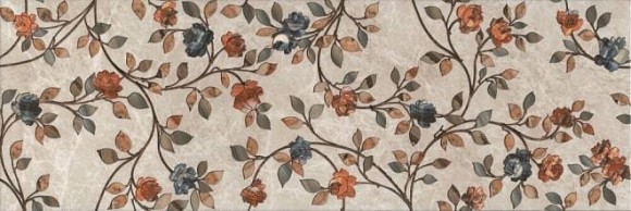 Декоративная плитка Гран-Виа 30x89.5см, грань-Виа цветы обрезной Kerama Marazzi арт. VT\A26\13083R