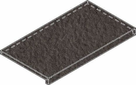 Italon Ступень X2 Carbon Scal Front 33x60, под бетон, цемент, камень Contempora x2 - 620070000700