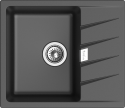 Мойка для кухни 580x500 Raum Rivelato, черная арт. RM-58 antracite Мойка для кухни 580x500 Raum Rivelato, черная арт. RM-58 antracite