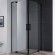 Cezares Душевой уголок SLIDER Черный матовый - SLIDER-A-2-90/100-C-NERO