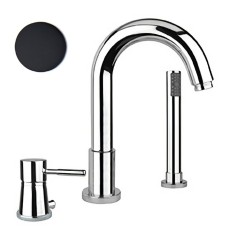 Webert смеситель на борт ванны, Rimini, RI850701560 цвет: черный Webert смеситель на борт ванны, Rimini, RI850701560 цвет: черный