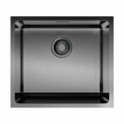 Omoikiri Кухонная мойка Tadzava 49-U/I-GM, цвет: оружейная сталь, арт. 4993076